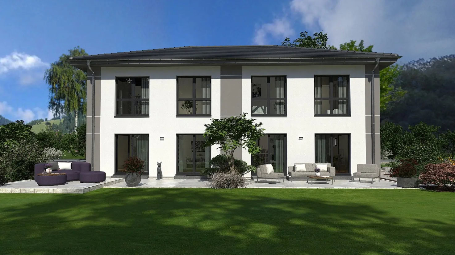 Modernes Gartenkonzept in Wien
