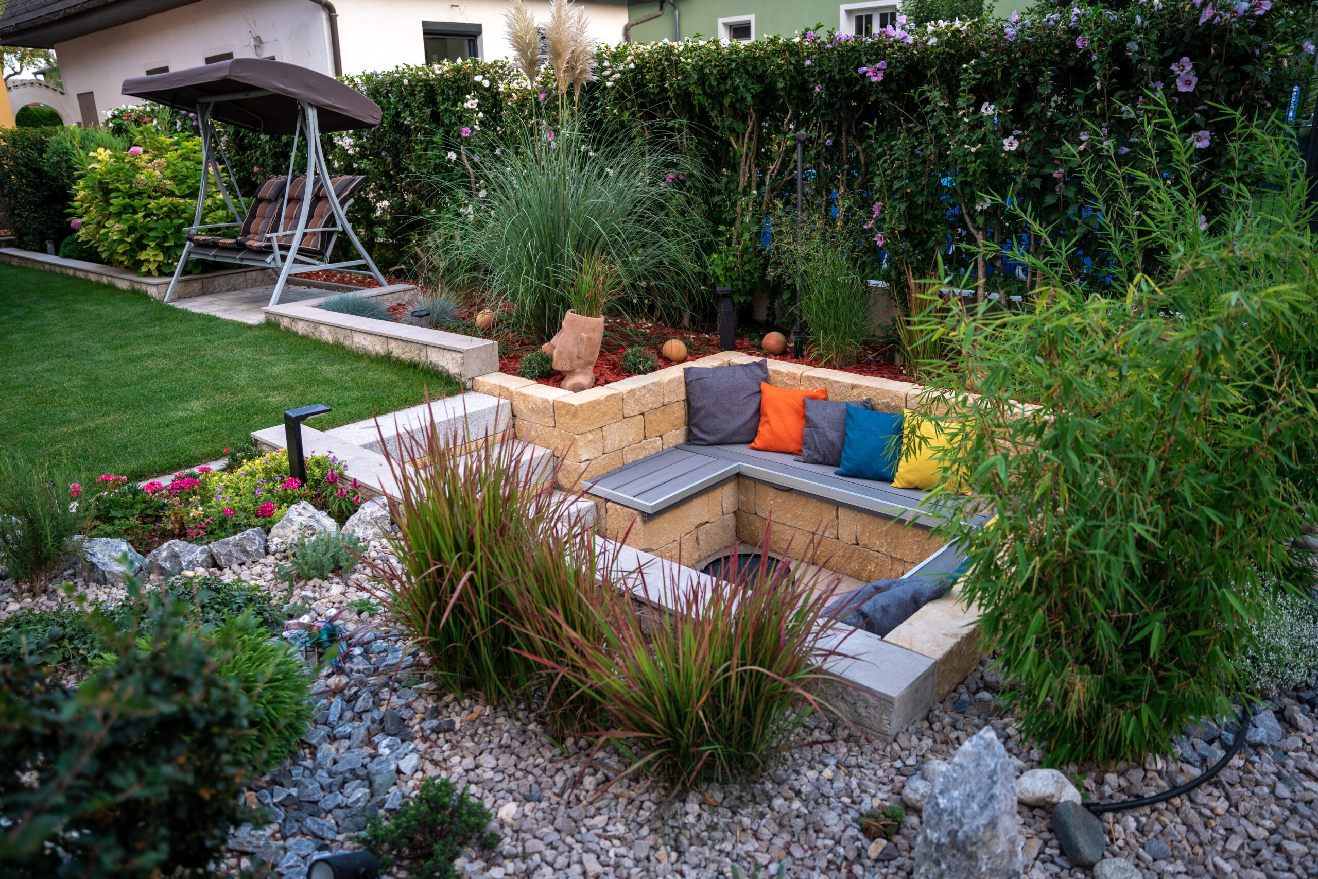 Gartengestaltung in Wien mit harmonischer Bepflanzung, Bäumen und nachhaltigem Gartenbau