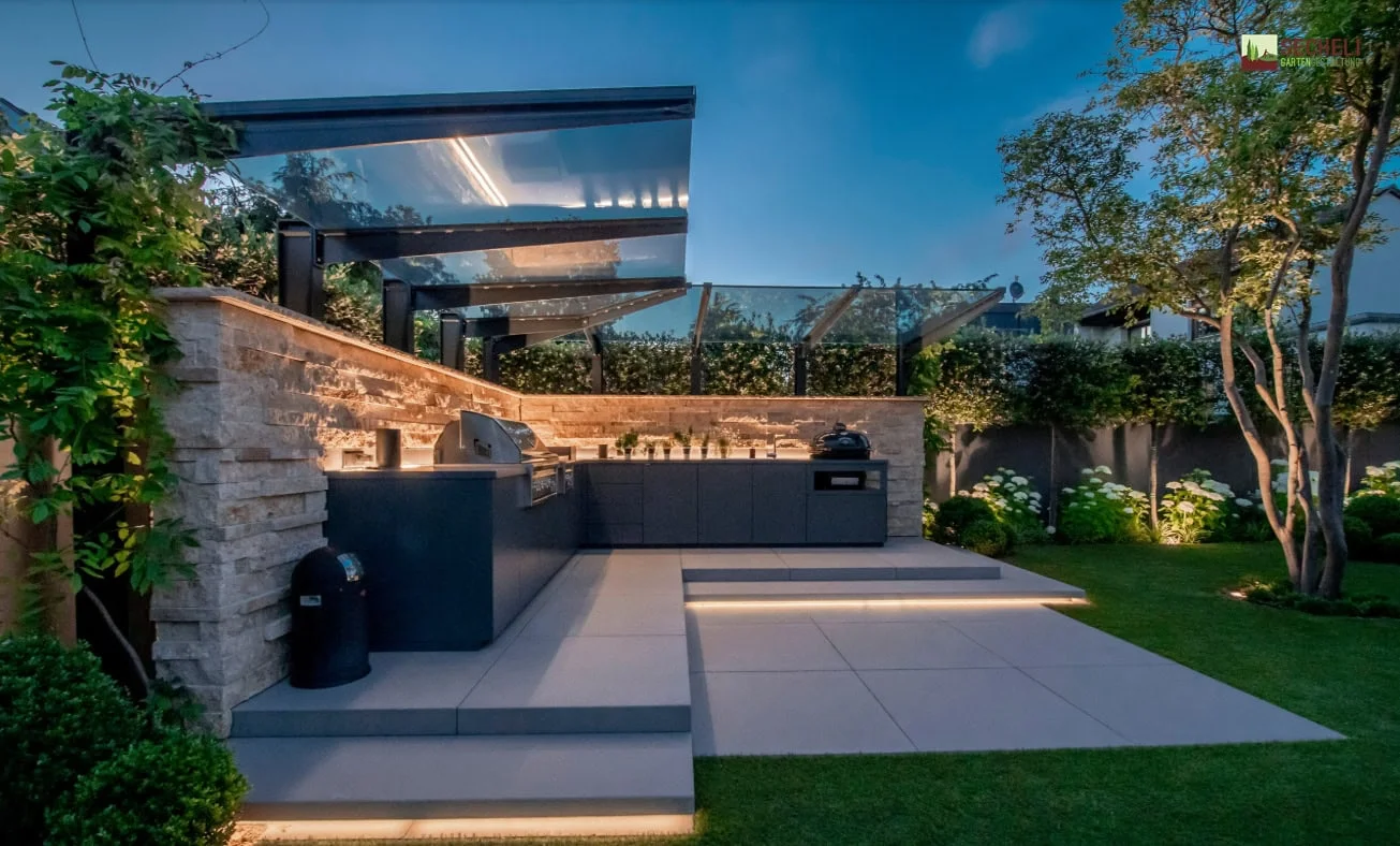 Moderner Gartenbau mit DeluxePool
